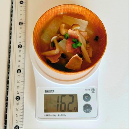 お椀1杯分の大根スープ 162g