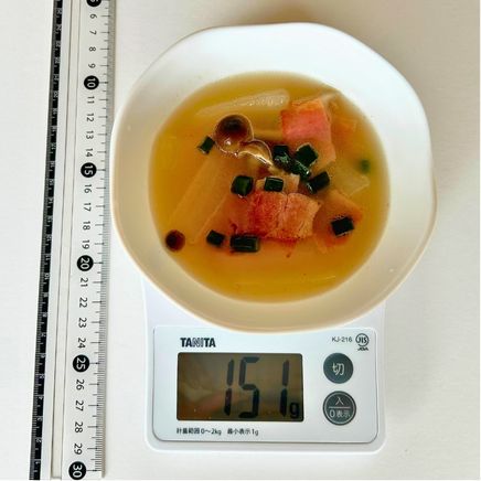 小皿1杯分の大根スープ 151g