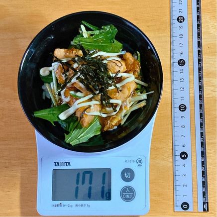 深皿1皿分の照り焼きチキン丼 171g