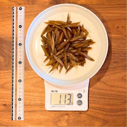 大皿1皿分のごぼうの佃煮 113g