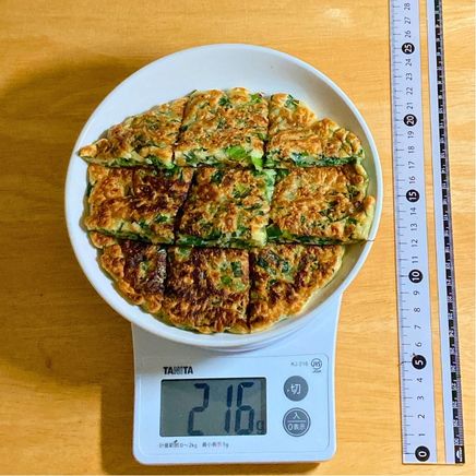 大皿1皿分の納豆チヂミ 216g