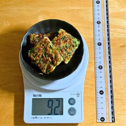 小皿1皿分の納豆チヂミ 92g