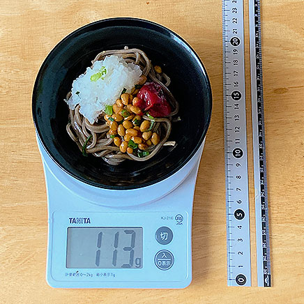 深皿1皿分の梅おろしそば 113g