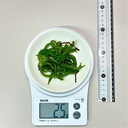 小皿1杯分のピーマンの塩昆布和え 25g