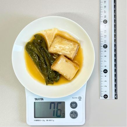 中皿1杯分のピーマンの煮浸し 76g