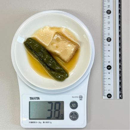 小皿1杯分のピーマンの煮浸し 38g