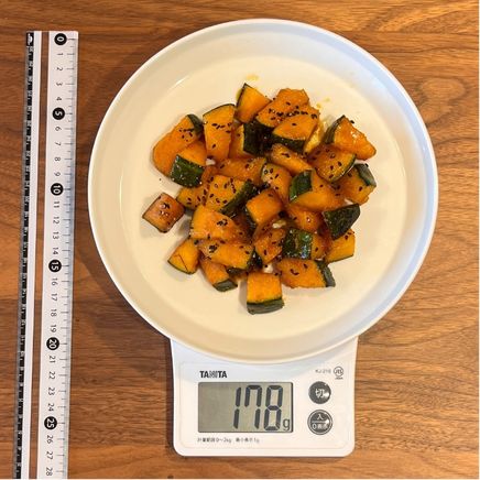 大皿1皿分の大学かぼちゃ 178g