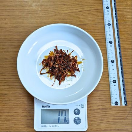 中皿1皿分のつくしの佃煮 17g