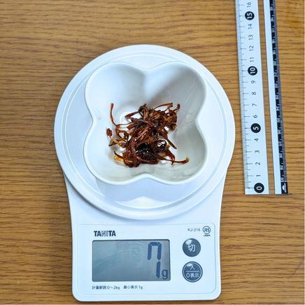 小鉢1杯分のつくしの佃煮 7g