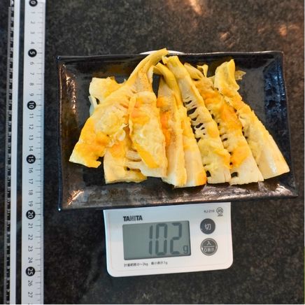 中皿・大 1皿分のたけのこのチーズ焼き 102g