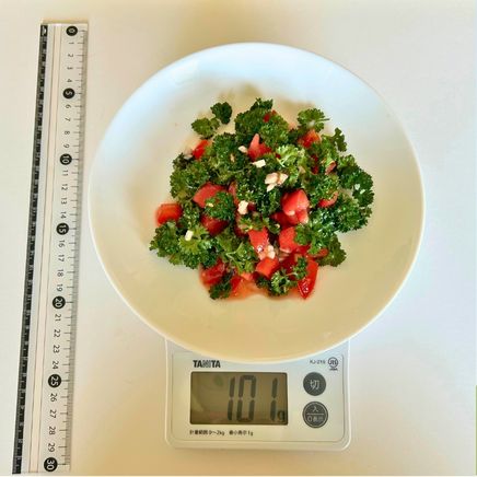 大皿1皿分のパセリサラダ 101g