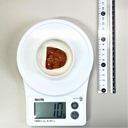 ココット1皿分のさつま揚げの生姜焼き 10g
