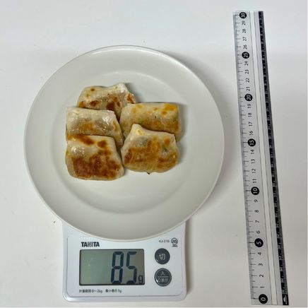 小皿1皿分(5個分)の一口餃子 85g