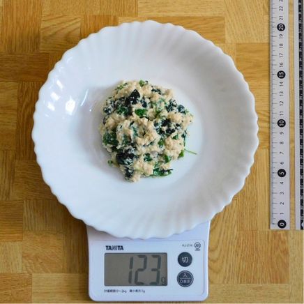 大皿1皿分の菜の花の白和え 123g