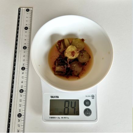 小皿一皿分のきゅうりの煮物 84g