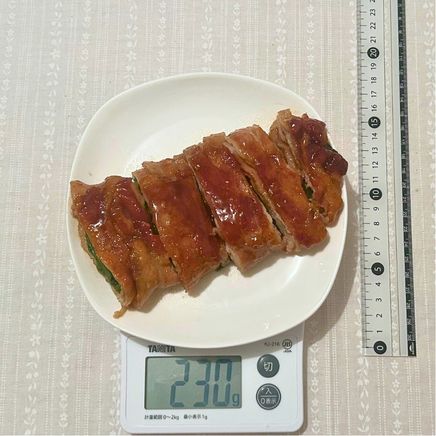 中皿1皿分のレタスの肉巻き 230g
