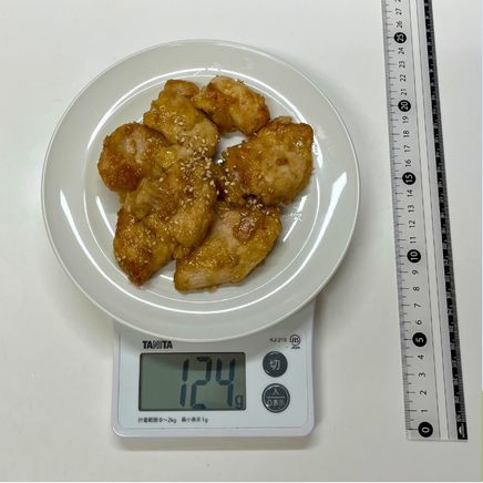 中皿1人前の鶏胸肉の甘酢煮