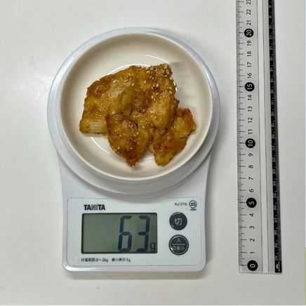 小皿1皿分の鶏胸肉の甘酢煮