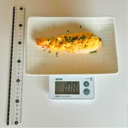 一切れ分のさけの菜種焼き