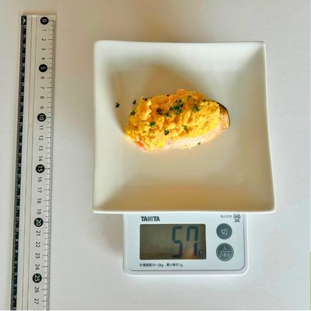 半切れ分のさけの菜種焼き