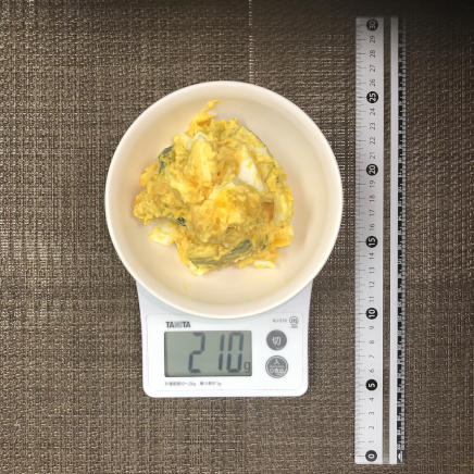 中皿1皿1人前210ｇのかぼちゃと卵のサラダ