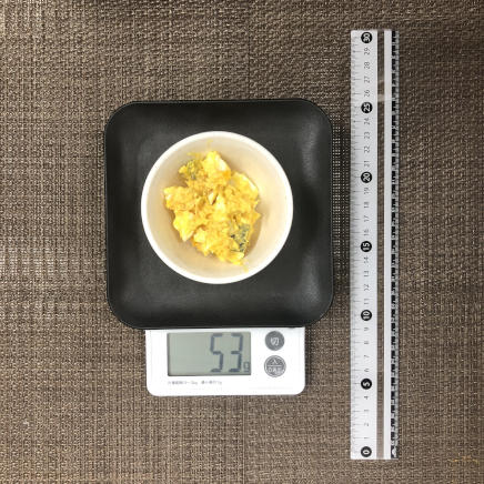 小鉢1杯53ｇのかぼちゃと卵のサラダ