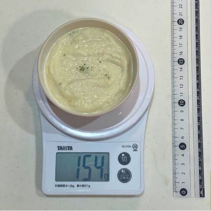 汁椀（中）1杯分のカリフラワーのポタージュ