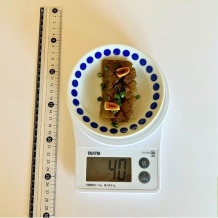 皿一皿分のこんにゃくステーキ