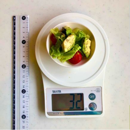 小皿1皿分のサニーレタスサラダ