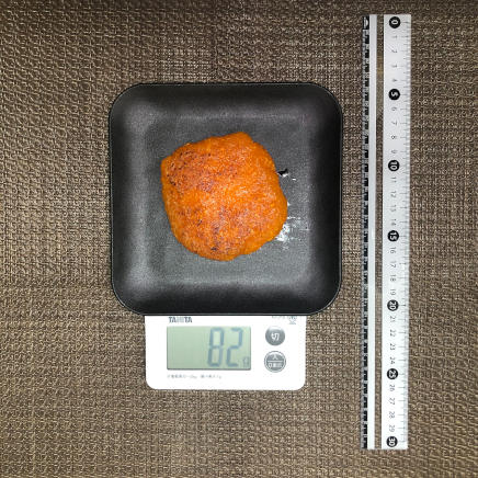 1個82gのにんじんもち