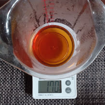 冷かけうどん1杯分のつゆ