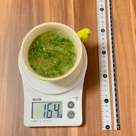 マグカップ1杯分・1人前のスプラウトのスープ