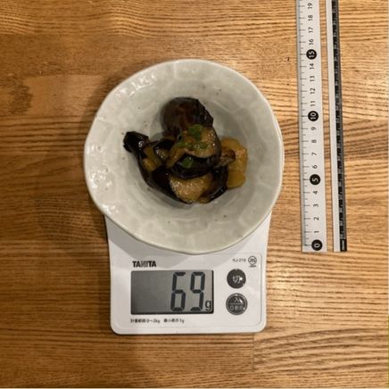 小鉢1杯分のなすの甘酢炒め