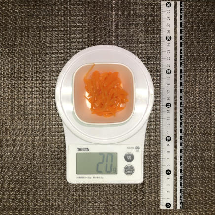 小鉢1杯20gのにんじんラペ
