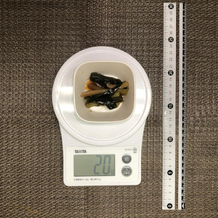 小鉢半分・1人前20gの行者にんにくの醤油漬け