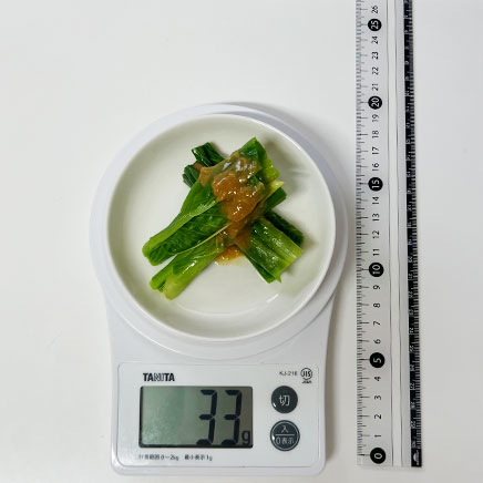 小鉢1個分のうるいの和え物