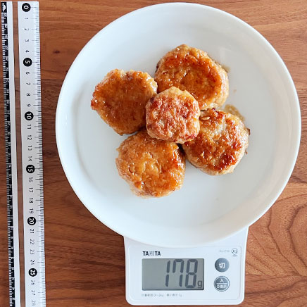 5個分・1人前のえのきつくね