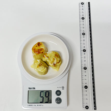 小皿1皿分のリーキのチーズ焼き