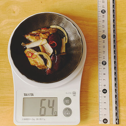 小皿1皿分の米茄子の南蛮漬け