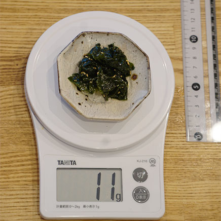 豆皿1皿分の生わかめのナムル