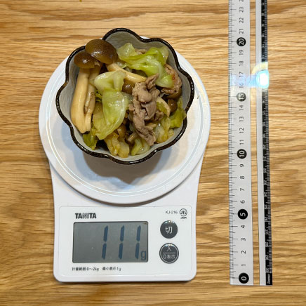 小鉢1杯分のしめじのポン酢炒め