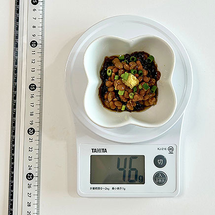 小鉢1杯分のもずく納豆