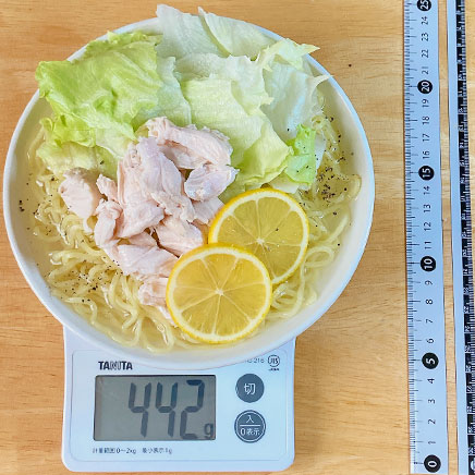 丼1杯・1人前のレモンラーメン