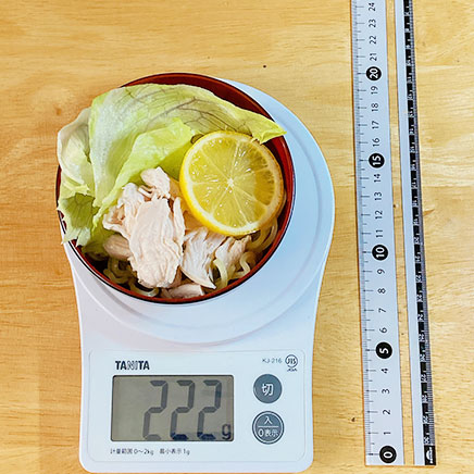 御椀大盛り・半人前分のレモンラーメン