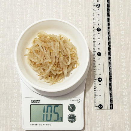 小鉢1杯分のもやしのナムル