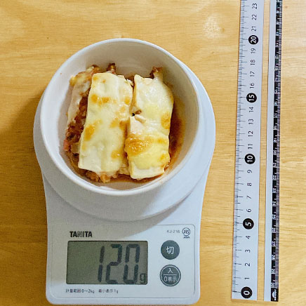 小鉢1杯分の豆腐のラザニア