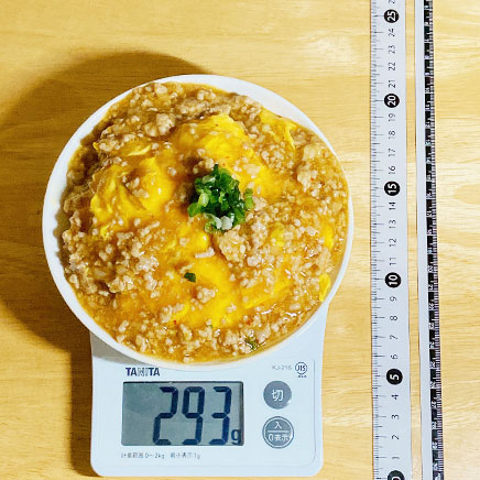中皿1皿分の麻婆天津飯