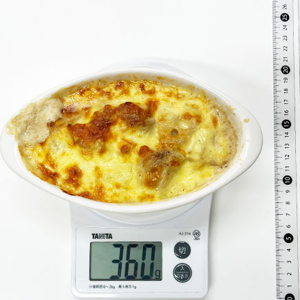 グラタン皿1皿分のれんこんグラタン