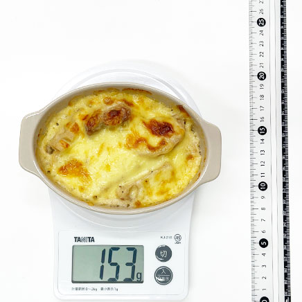 グラタン皿(小)1皿分のれんこんグラタン