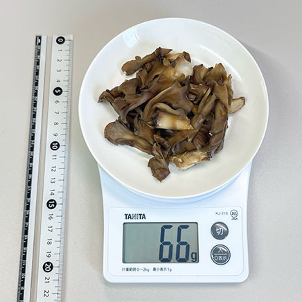 中皿1皿分の舞茸の佃煮